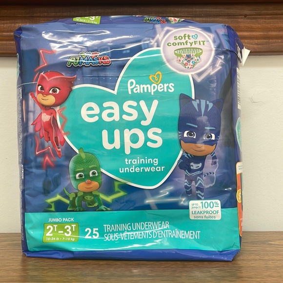 Pampers | Other | Pampers Easy Ups Training Underwear Pj Masks Jumbo